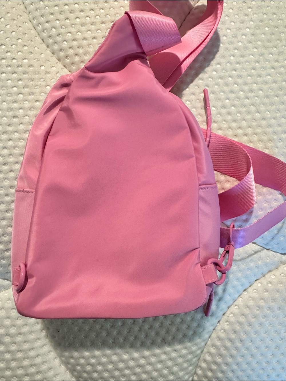 Pink Mini Crossbody Bag - Casual Everyday Shoulder Bag - Picture 4 of 5